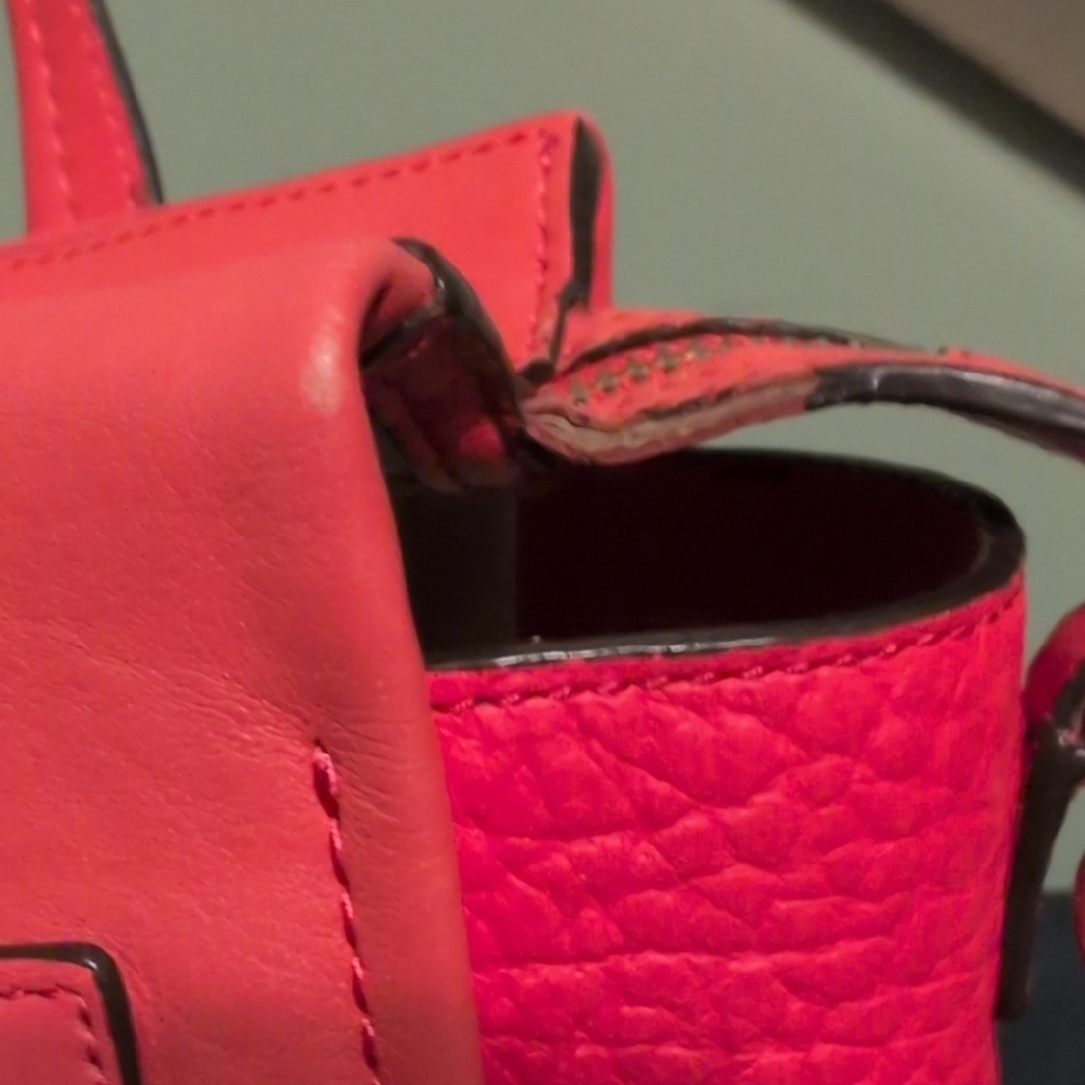 Coach New York Pink Leather Crossbody Bag 11 x 7 Loved Stylish - Picture 14 of 16